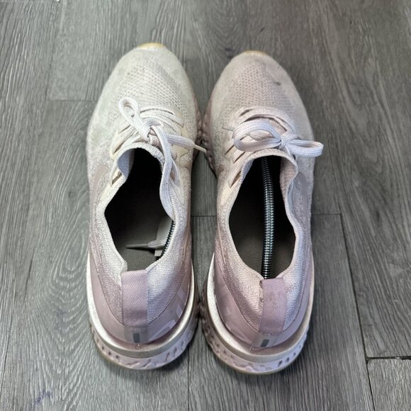 Nike Men\'s Size 11.5 Epic React Flyknit Running Shoes AQ0067-600 Pearl Pink main image 9